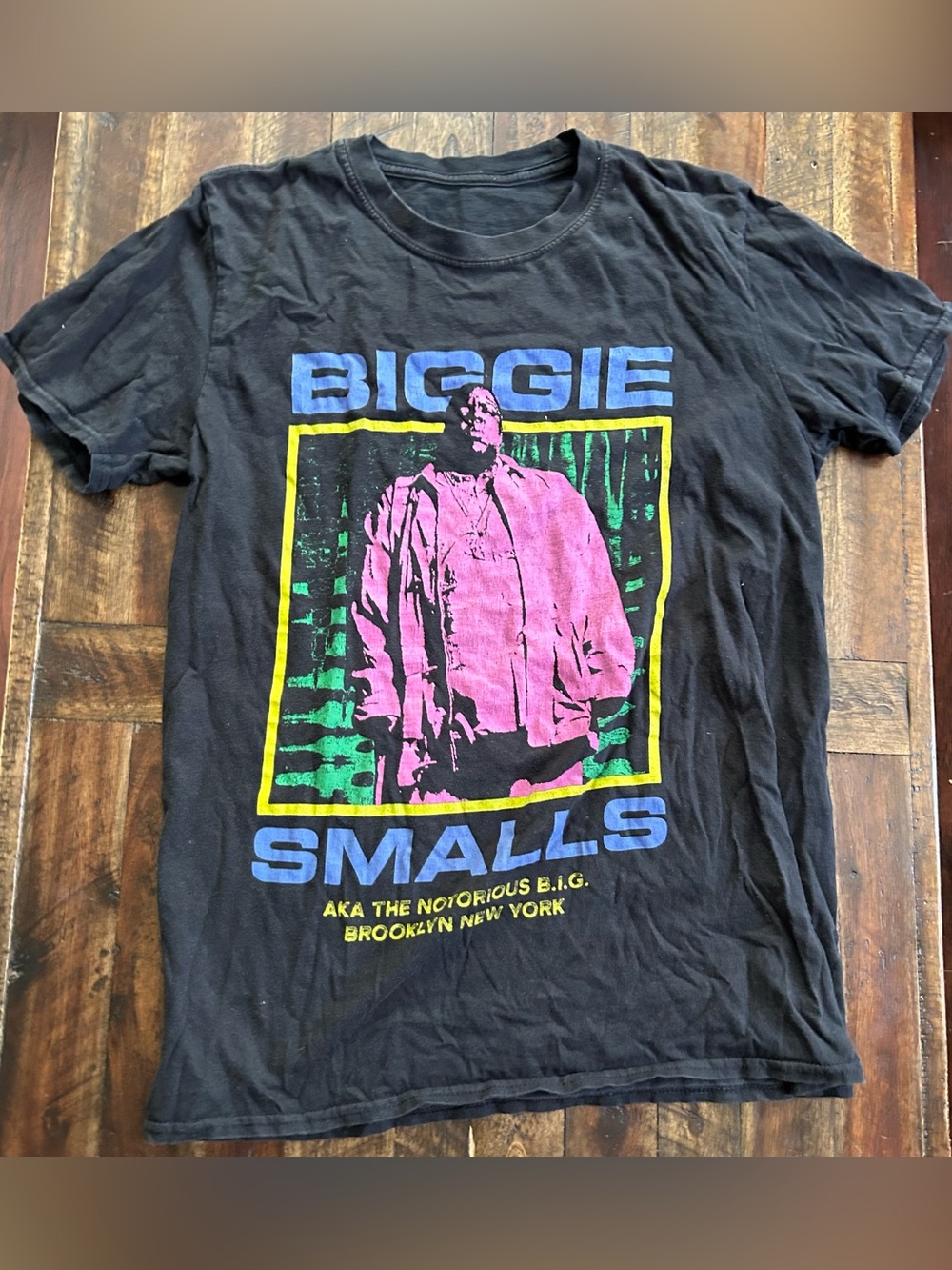 Biggie Smalls Black Graphic Tee - Men